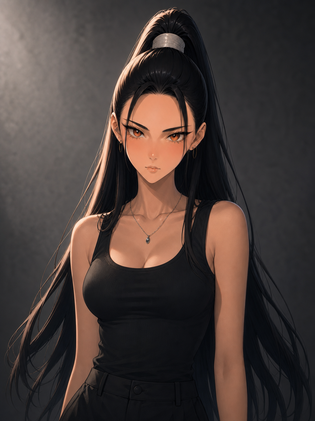 Risa Shiraishi, VEIL's drummer, in a stage portrait